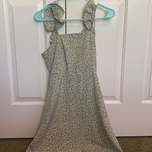 Green tank top dress